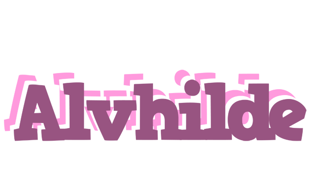 Alvhilde relaxing logo