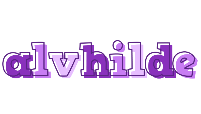 Alvhilde sensual logo