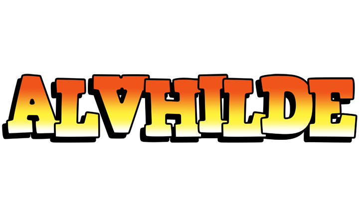 Alvhilde sunset logo