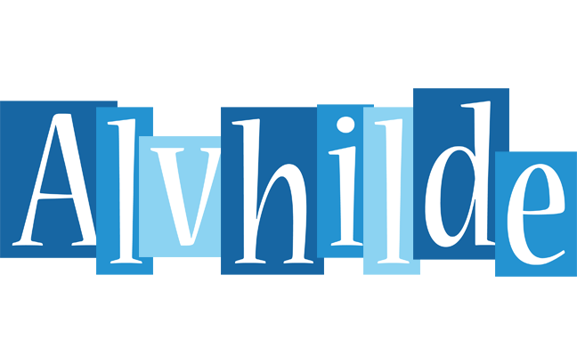 Alvhilde winter logo