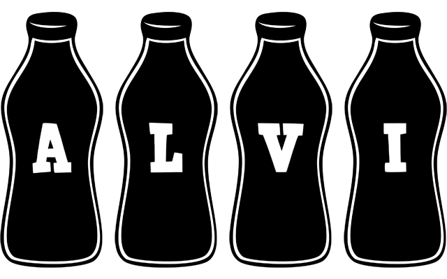 Alvi bottle logo