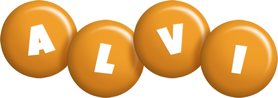 Alvi candy-orange logo