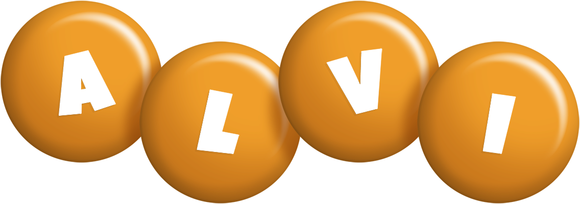 Alvi candy-orange logo
