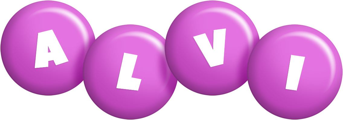 Alvi candy-purple logo