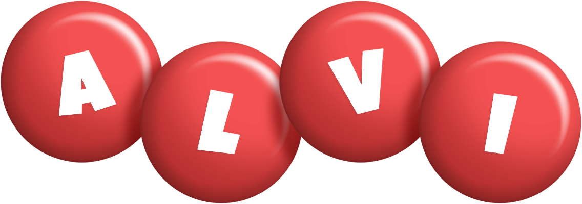 Alvi candy-red logo