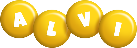 Alvi candy-yellow logo