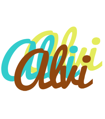 Alvi cupcake logo