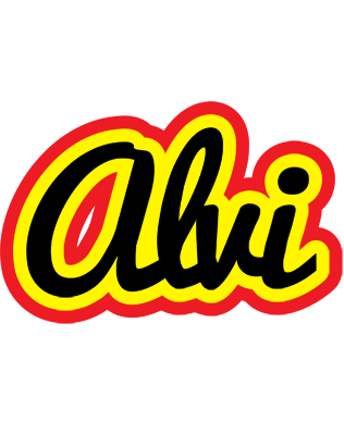 Alvi flaming logo
