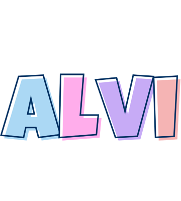 Alvi pastel logo