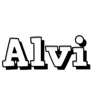 Alvi snowing logo