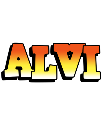 Alvi sunset logo
