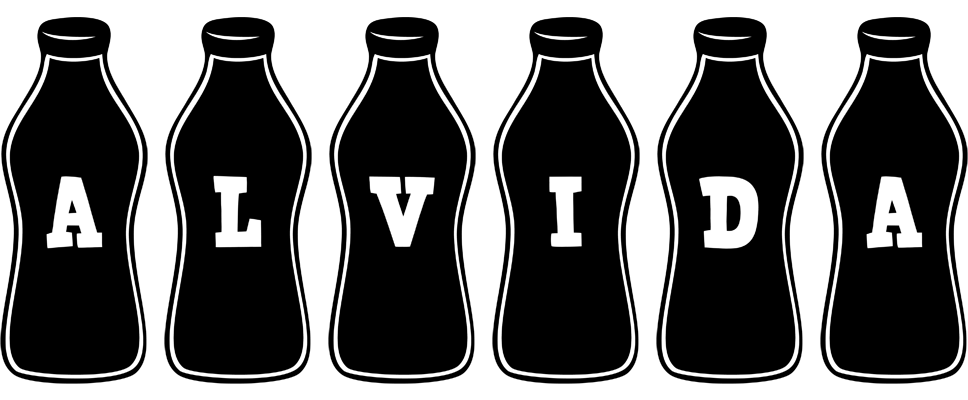 Alvida bottle logo