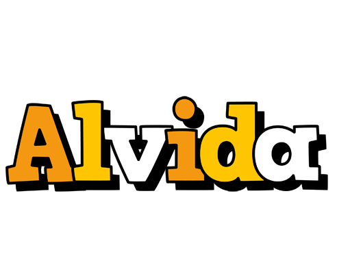Alvida cartoon logo