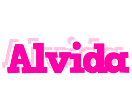 Alvida dancing logo