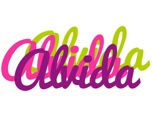 Alvida flowers logo