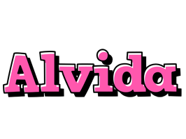 Alvida girlish logo