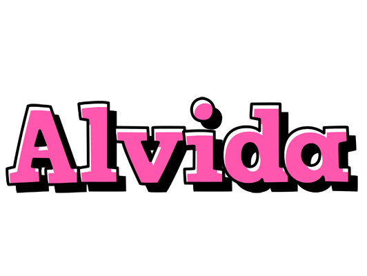 Alvida girlish logo