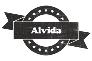 Alvida grunge logo