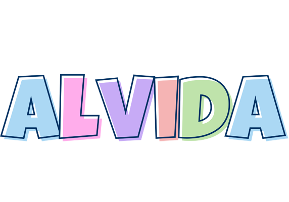 Alvida pastel logo