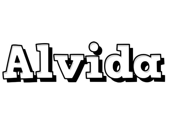 Alvida snowing logo