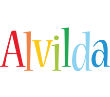 Alvilda birthday logo