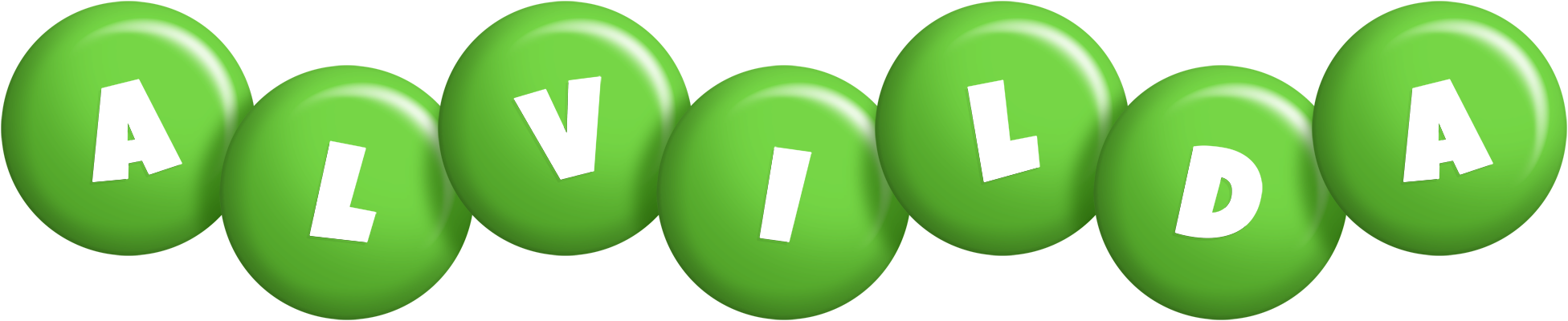 Alvilda candy-green logo
