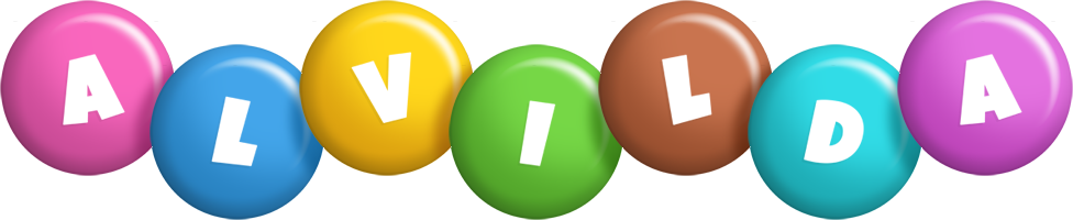 Alvilda candy logo