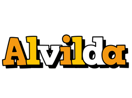 Alvilda cartoon logo