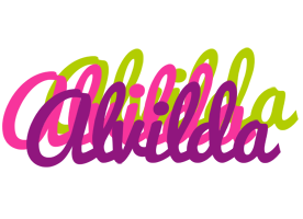 Alvilda flowers logo