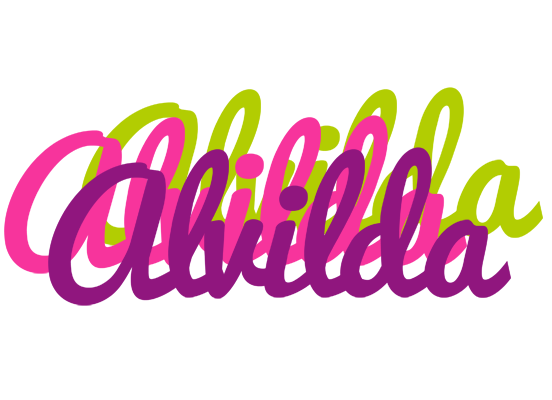 Alvilda flowers logo