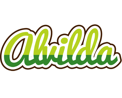 Alvilda golfing logo