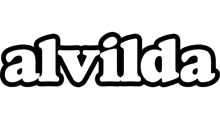 Alvilda panda logo
