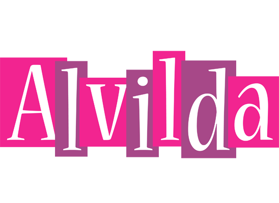 Alvilda whine logo