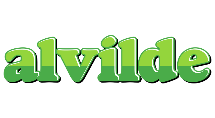 Alvilde apple logo