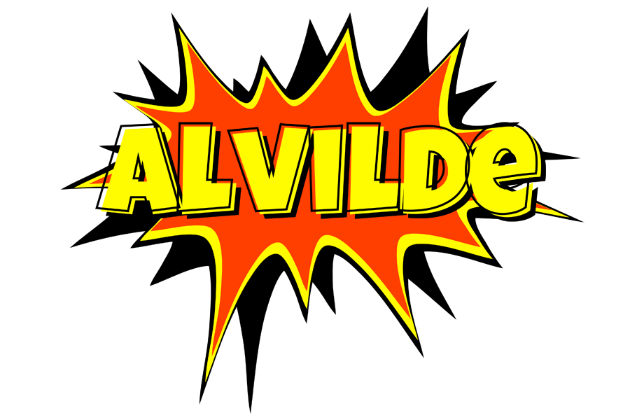 Alvilde bazinga logo