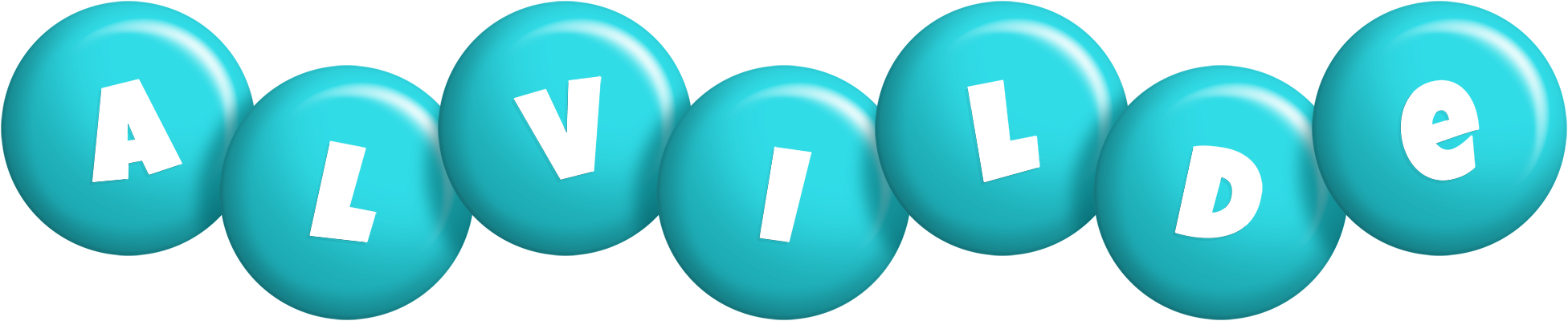 Alvilde candy-azur logo