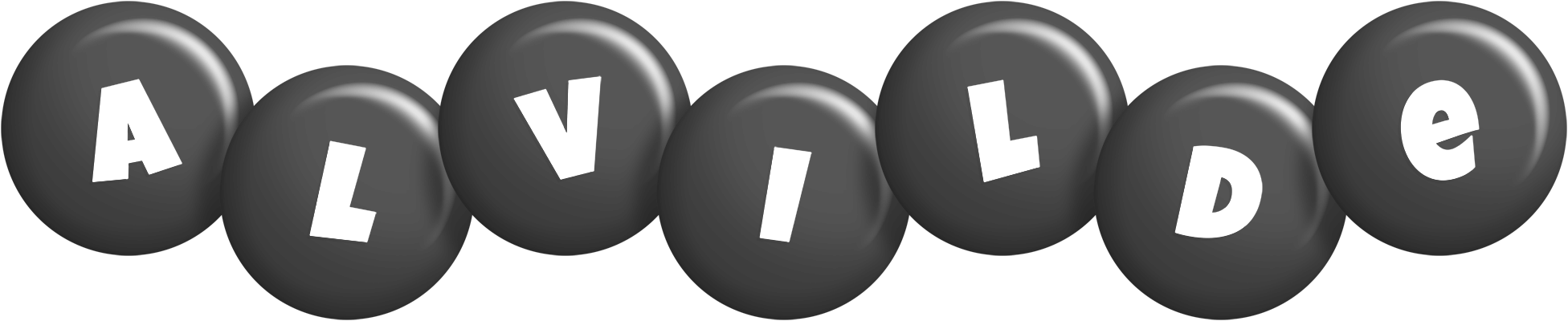 Alvilde candy-black logo