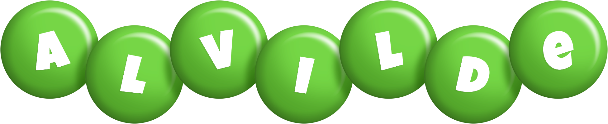 Alvilde candy-green logo