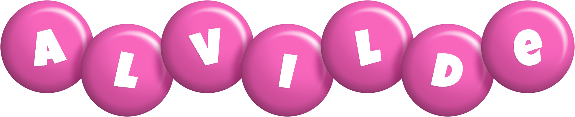 Alvilde candy-pink logo
