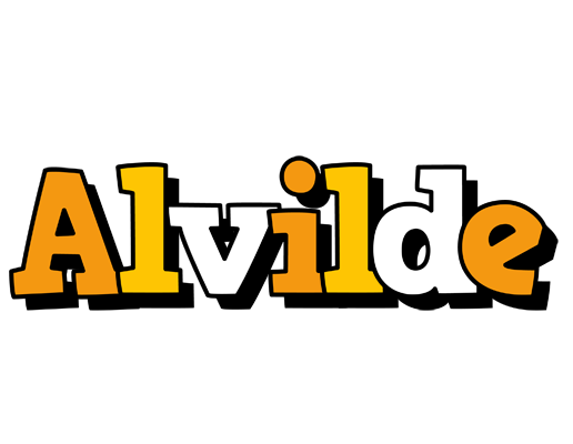 Alvilde cartoon logo