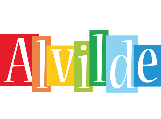 Alvilde colors logo