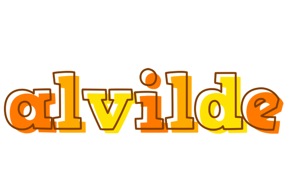 Alvilde desert logo