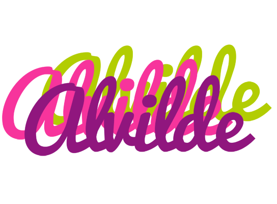 Alvilde flowers logo