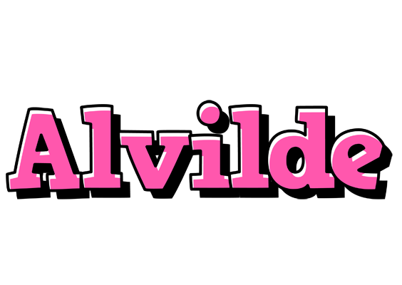 Alvilde girlish logo