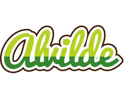 Alvilde golfing logo