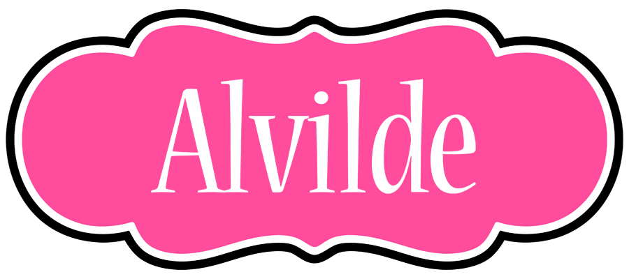 Alvilde invitation logo