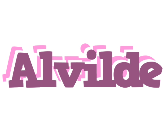 Alvilde relaxing logo