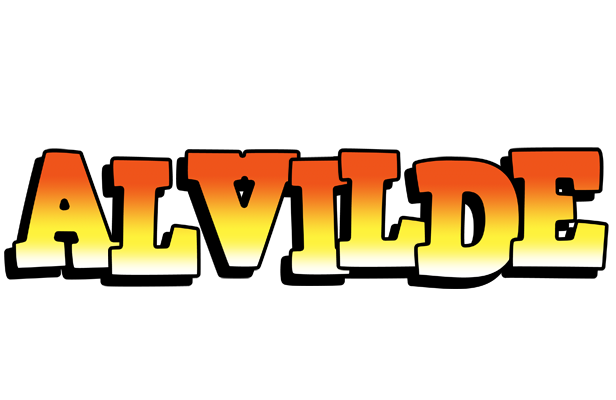 Alvilde sunset logo