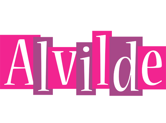 Alvilde whine logo