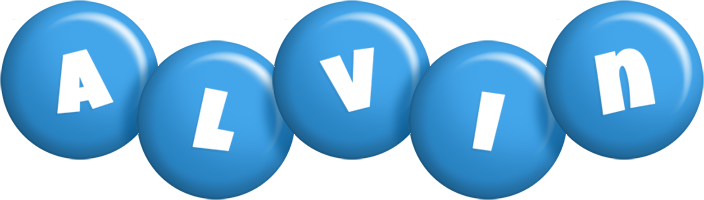 Alvin candy-blue logo
